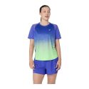 CAMISETA MANGA CORTA ASICS ROAD FADE SS TOP MUJER