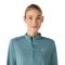 CAMISETA MANGA LARGA ASICS ICON 1/2 ZIP MUJER