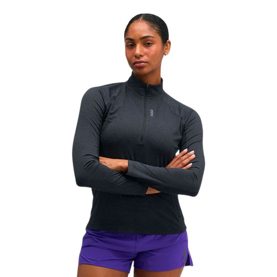 CAMISETA MANGA LARGA HOKA SKYFORM HALF ZIP MUJER