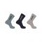 CALCETINES SALOMON EVERYDAY CREW 3-PACK CARBON/GHOST/ARONA