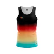 CAMISETA TIRANTES RUN&PRO BLACK SUNSET