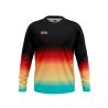 CAMISETA MANGA LARGA RUN&PRO BLACK SUNSET MUJER