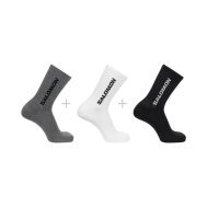 CALCETINES SALOMON EVERYDAY CREW 3-PACK CARBON/GHOST/ARONA