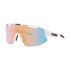 4007 - MATTE WHITE CORAL-ORANGE MIRROR BLUE
